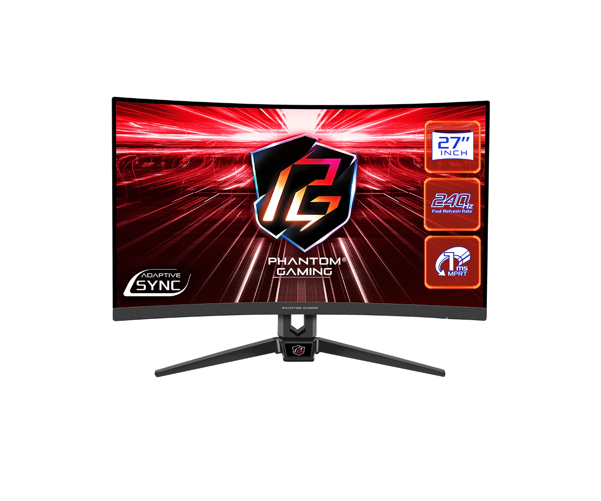 ASRock PHANTOM GAMING PG27F15RS1A 27″ CURVED 240Hz