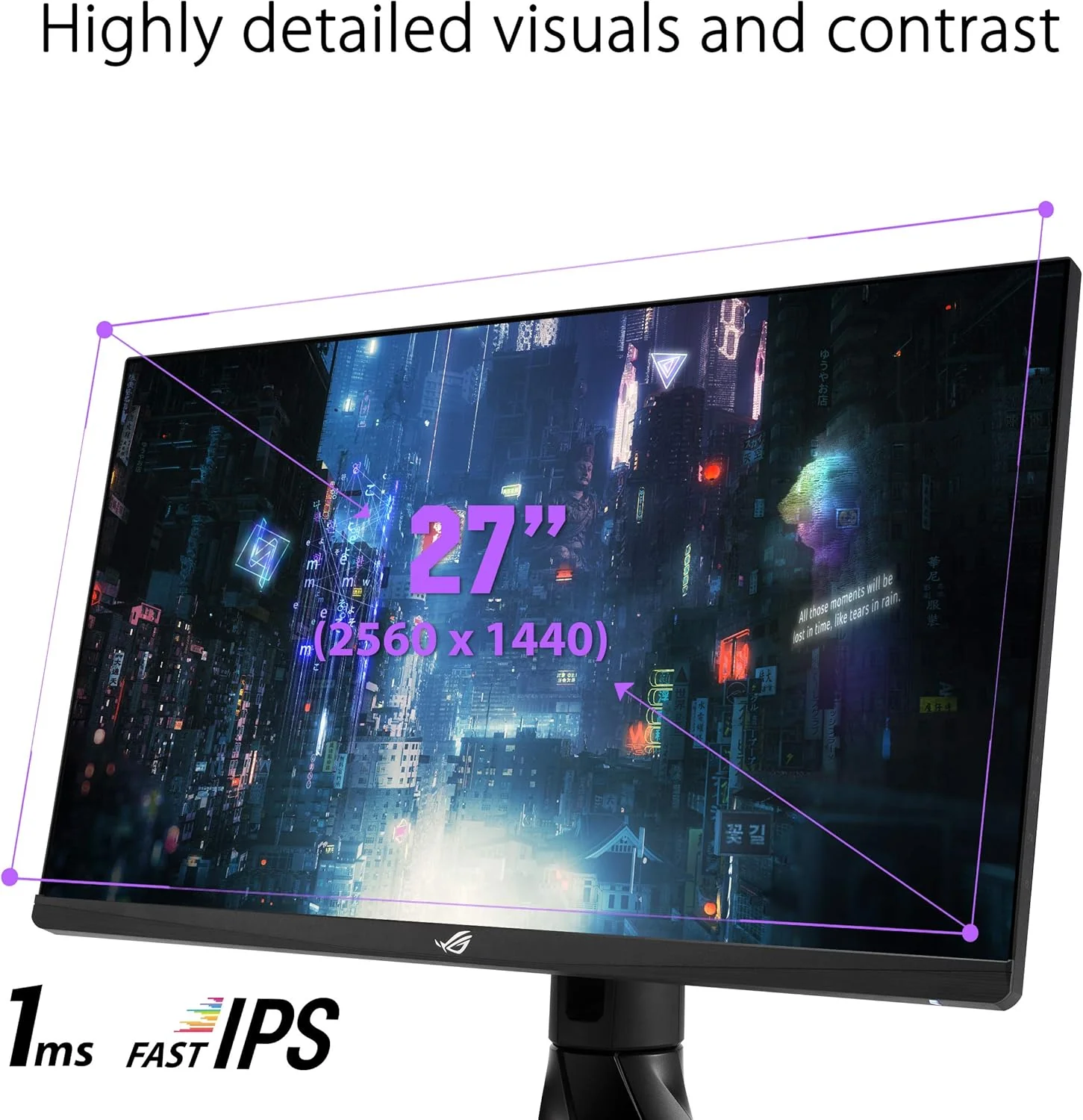 ASUS ROG Strix XG27AQ 27" Fast IPS 170Hz QHD/2K - Image 2