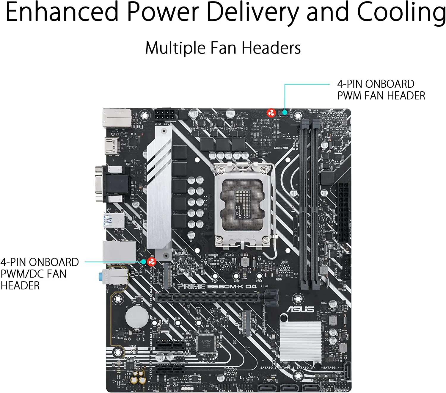ASUS PRIME B660M-K D4 - Image 3