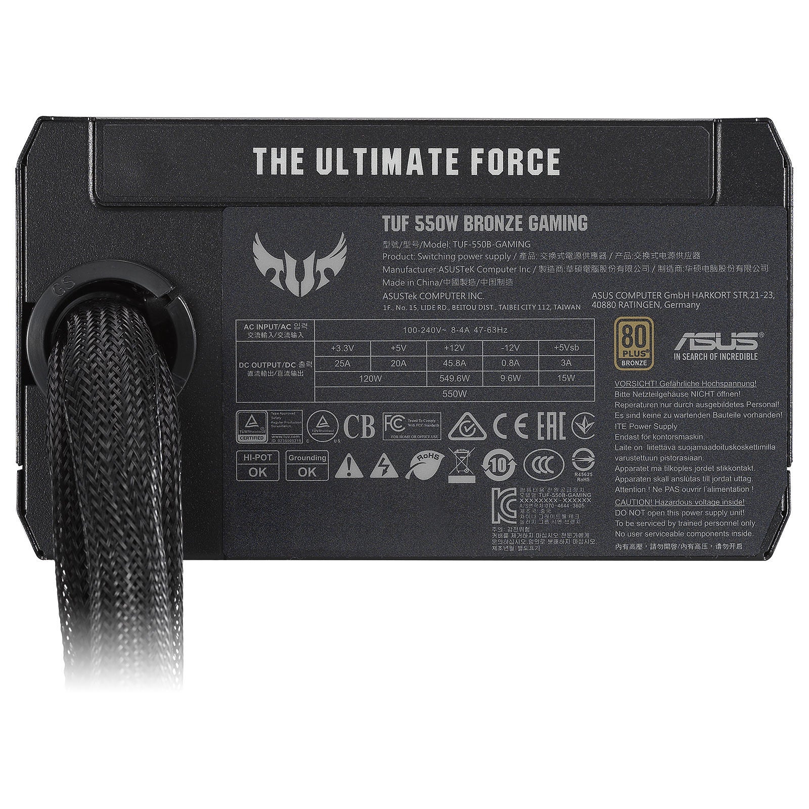 ASUS TUF GAMING 550B 80PLUS Bronze - Image 5
