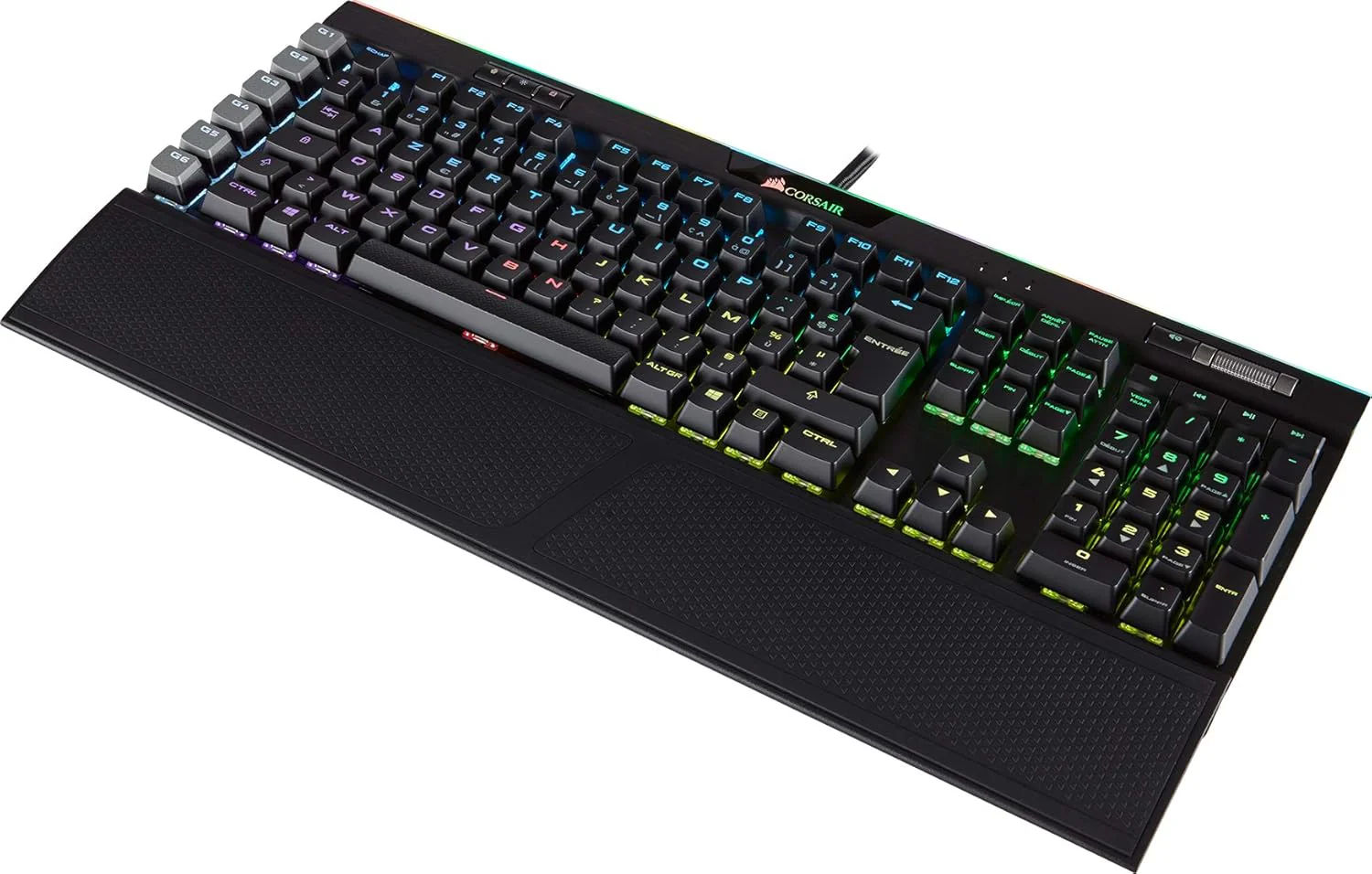 Corsair Clavier K95 RGB PLTN MX Speed Noir Ref: CH-9127014-FR - Image 13