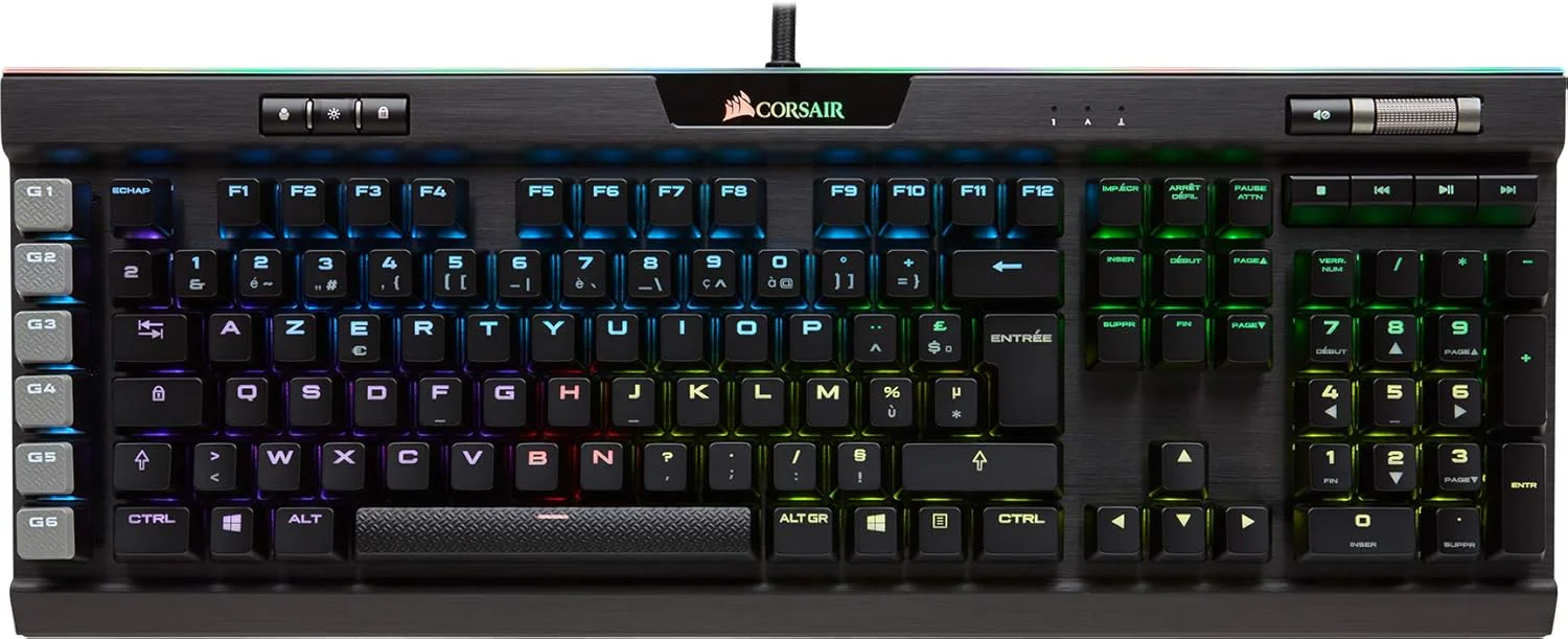 Corsair Clavier K95 RGB PLTN MX Speed Noir Ref: CH-9127014-FR - Image 5