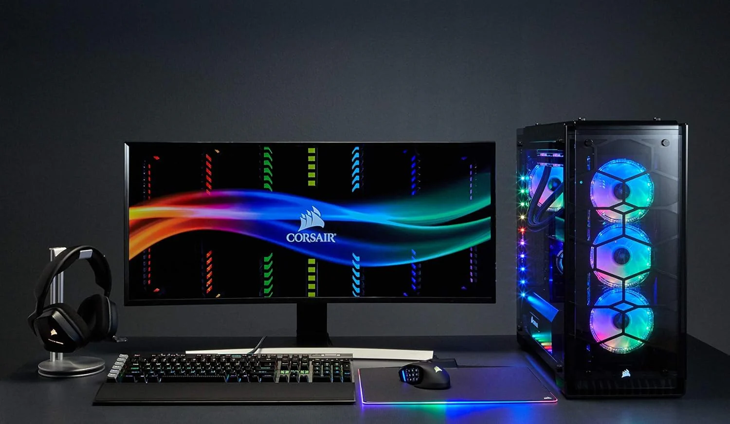 Corsair Clavier K95 RGB PLTN MX Speed Noir Ref: CH-9127014-FR - Image 7