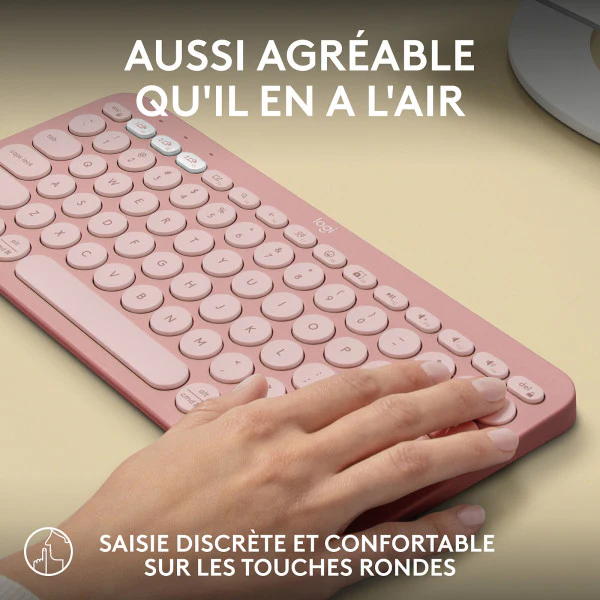 Logitech Pebble Keys 2 K380s (Rose) - Image 4