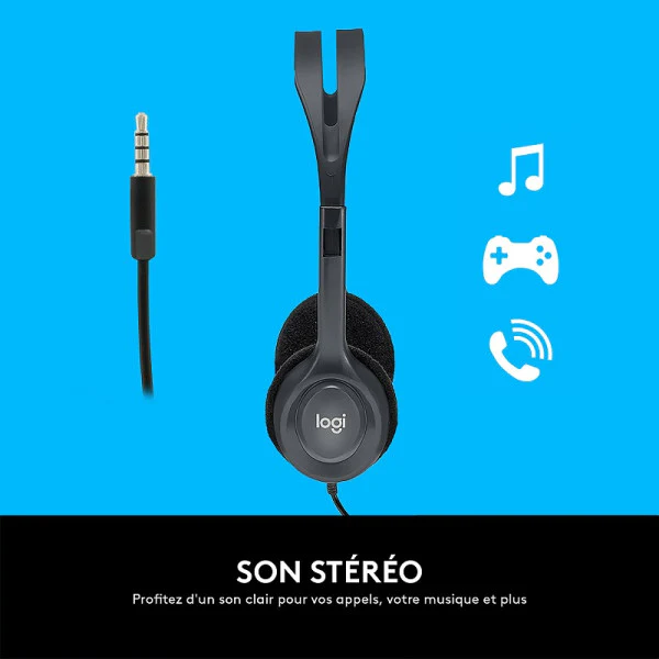 Logitech Stereo Headset H111 - Image 2