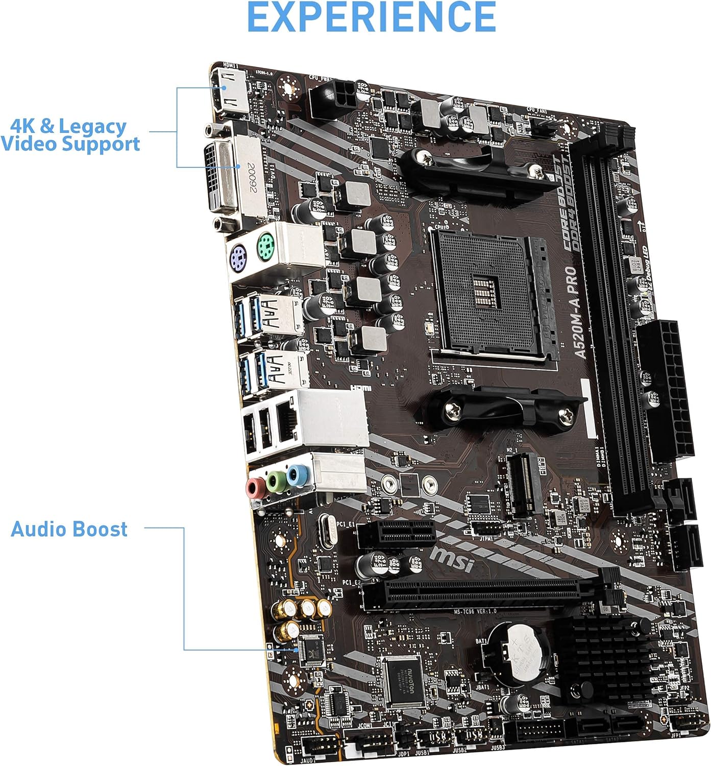 MSI Carte Mère A520M-A PRO - Image 8