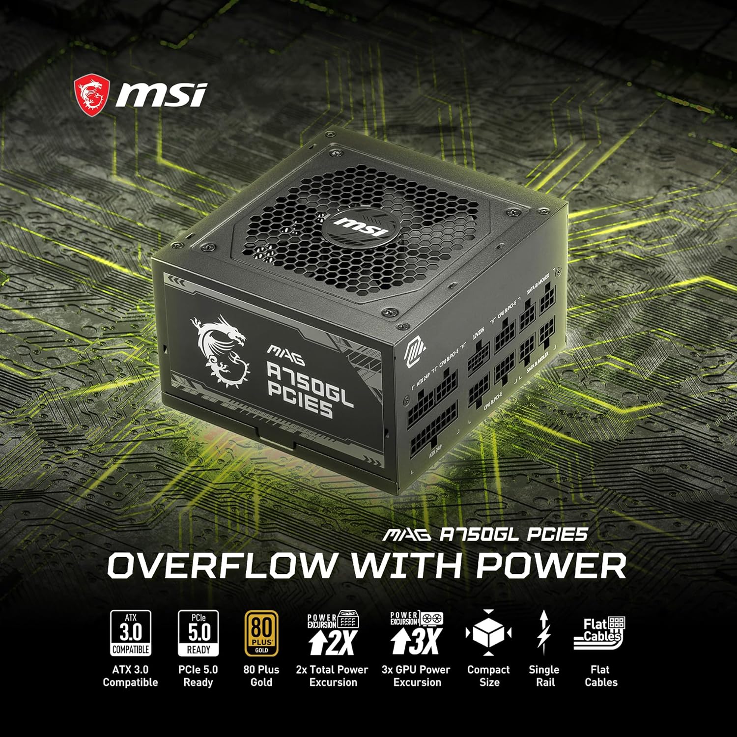 MSI Alimentation PC MAG A750GL PCIE5 - Image 11