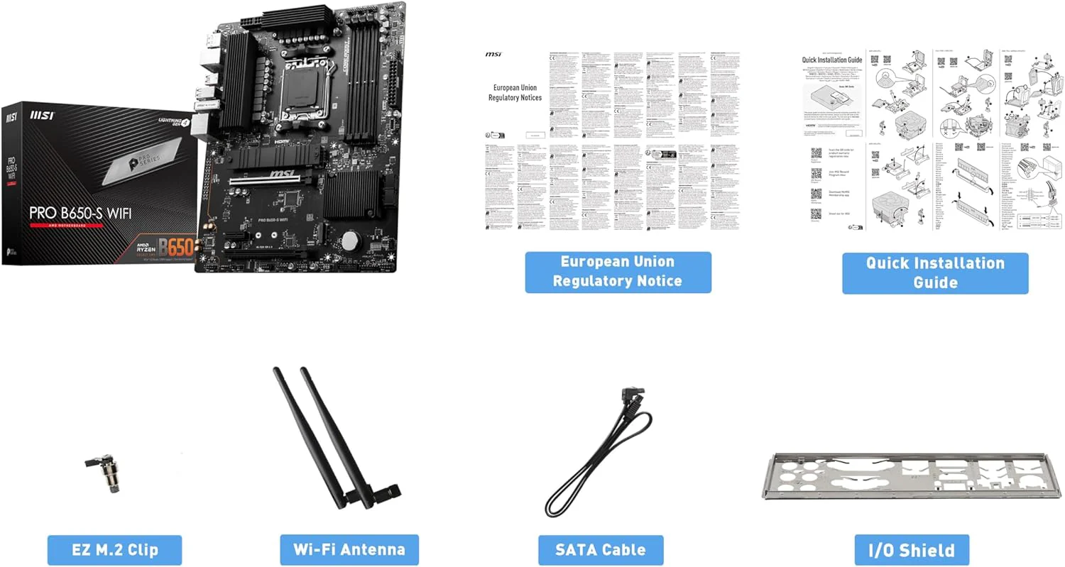 MSI Carte Mère PRO B650-S WIFI - Image 2