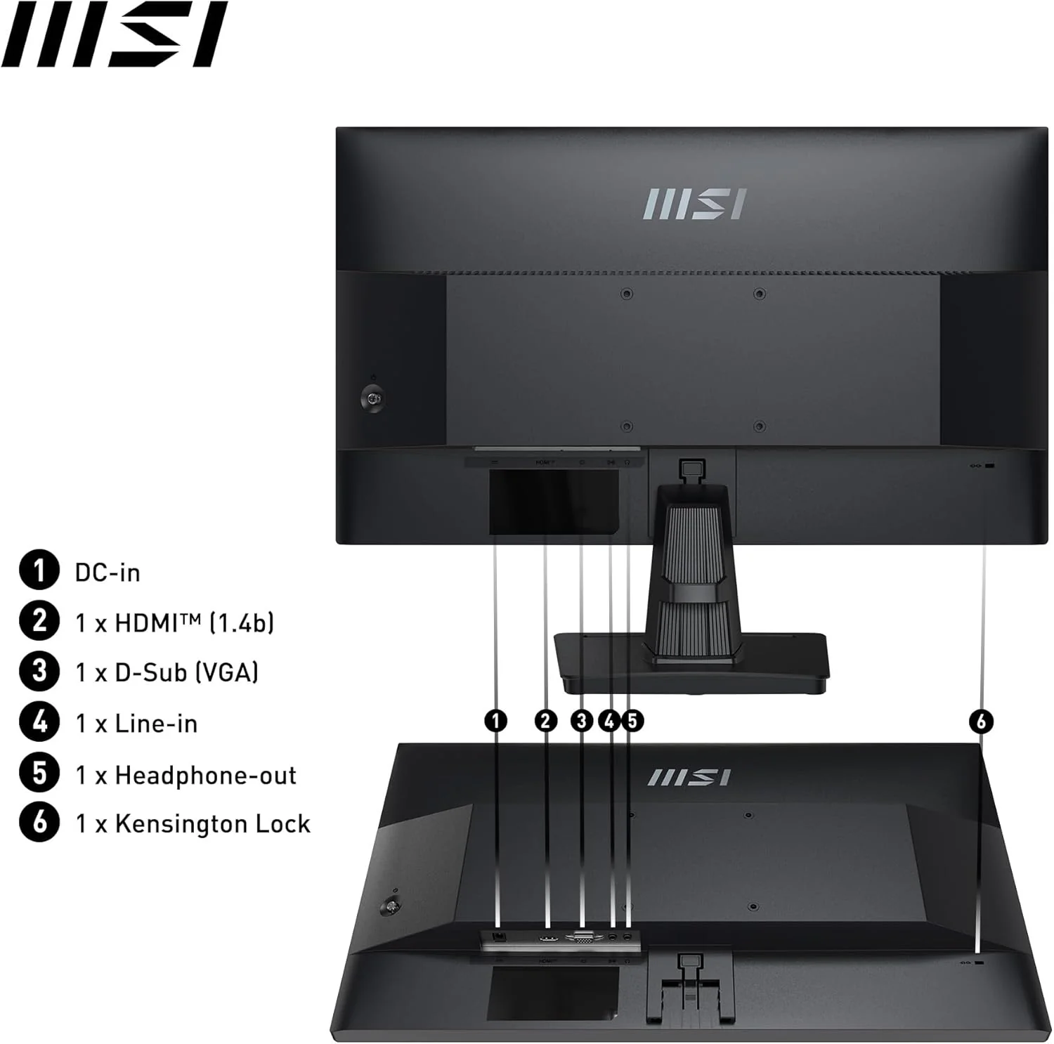 MSI Ecran PC Gaming Optix 25" Ref: PRO MP251 - Image 4
