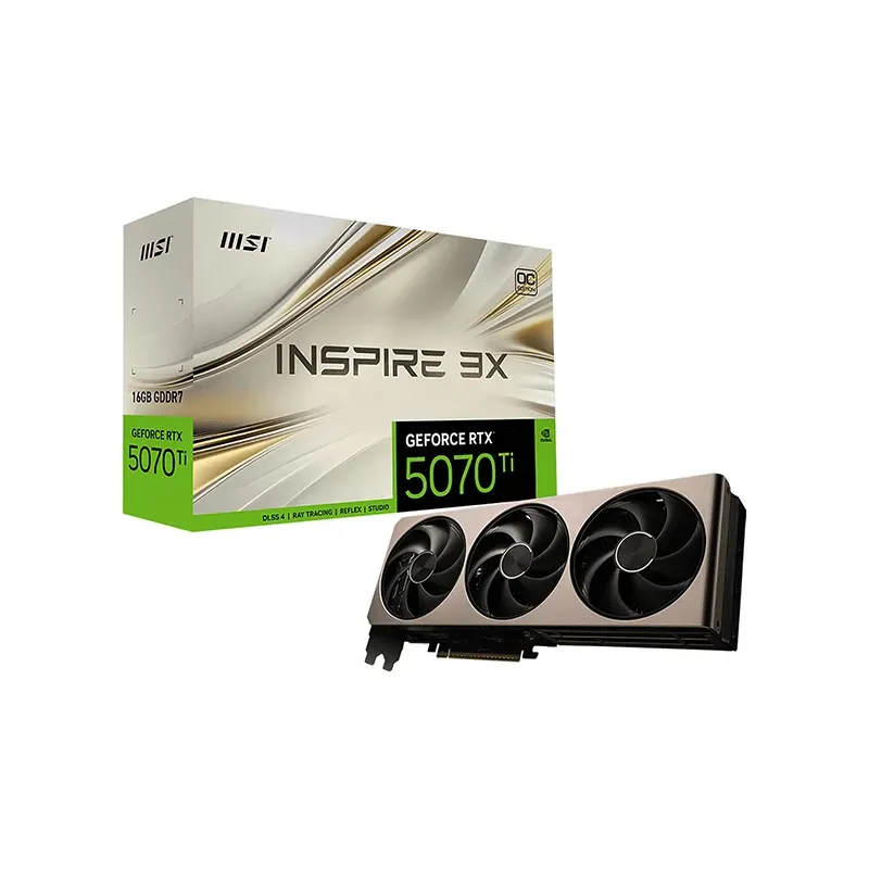 MSI GeForce RTX 5070 Ti 16G INSPIRE 3X OC