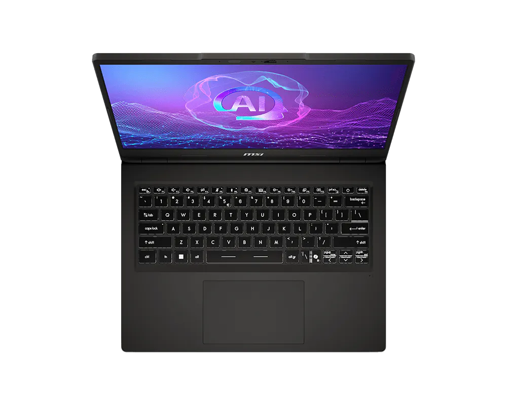MSI-Venture 14 AI A2HMG-036MA | Classic Black | 14" 2.8K OLED 120Hz | Intel Arc Graphics | Intel Core Ultra 7-255H | 16GB x 2 DDR5 | 1TB NVMe SSD | W11H - Image 4