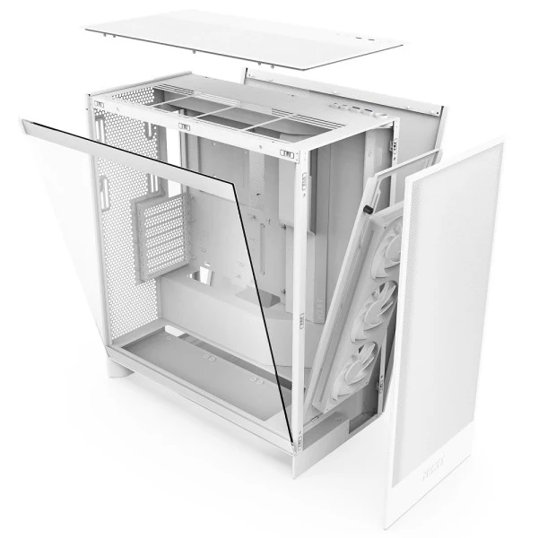 NZXT H7 Flow RGB White (2024) - Image 5