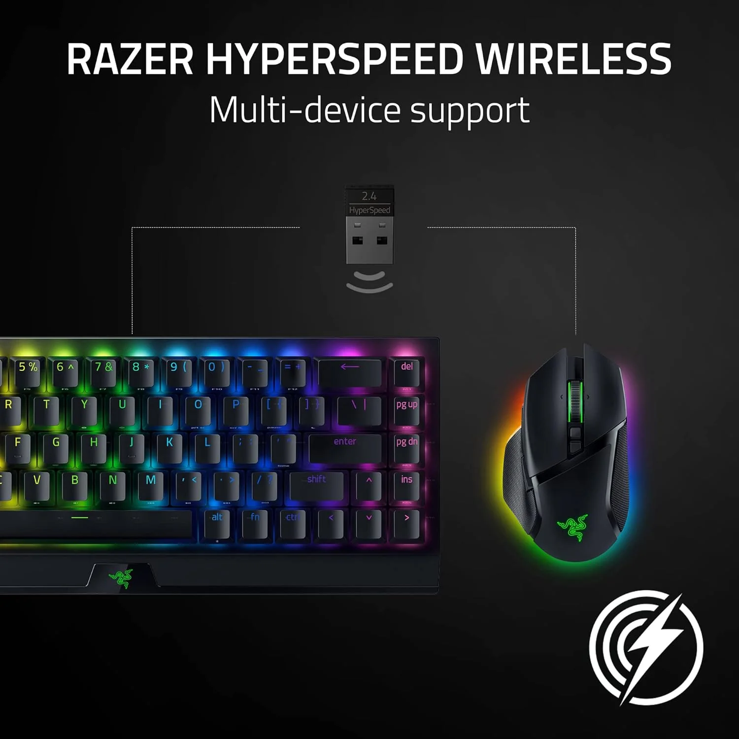 Razer Souris Sans fil Basilisk V3 Pro Ref: RZ01-04620100-R3G1 - Image 2
