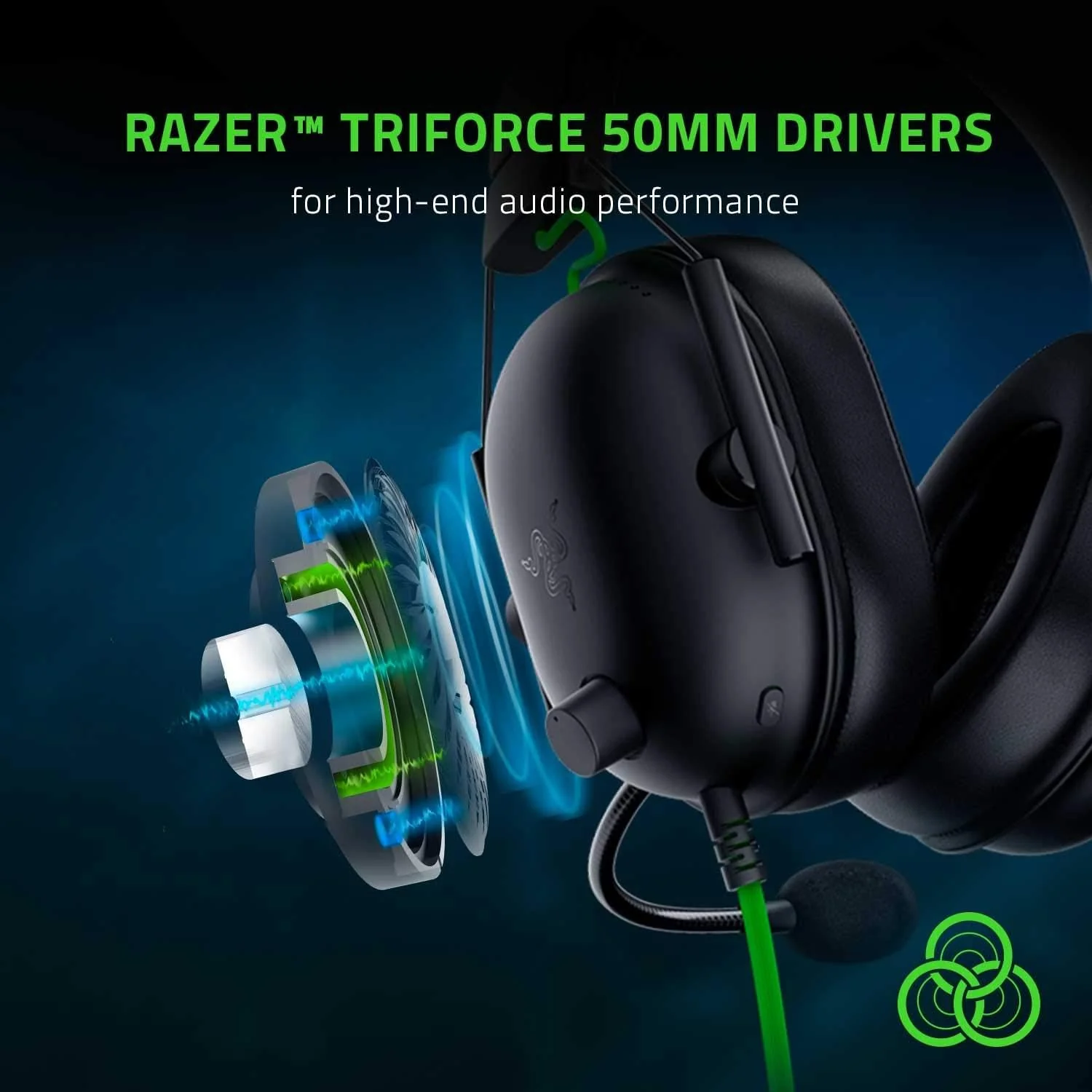 Razer Blackshark V2 X (Noir) - Image 3