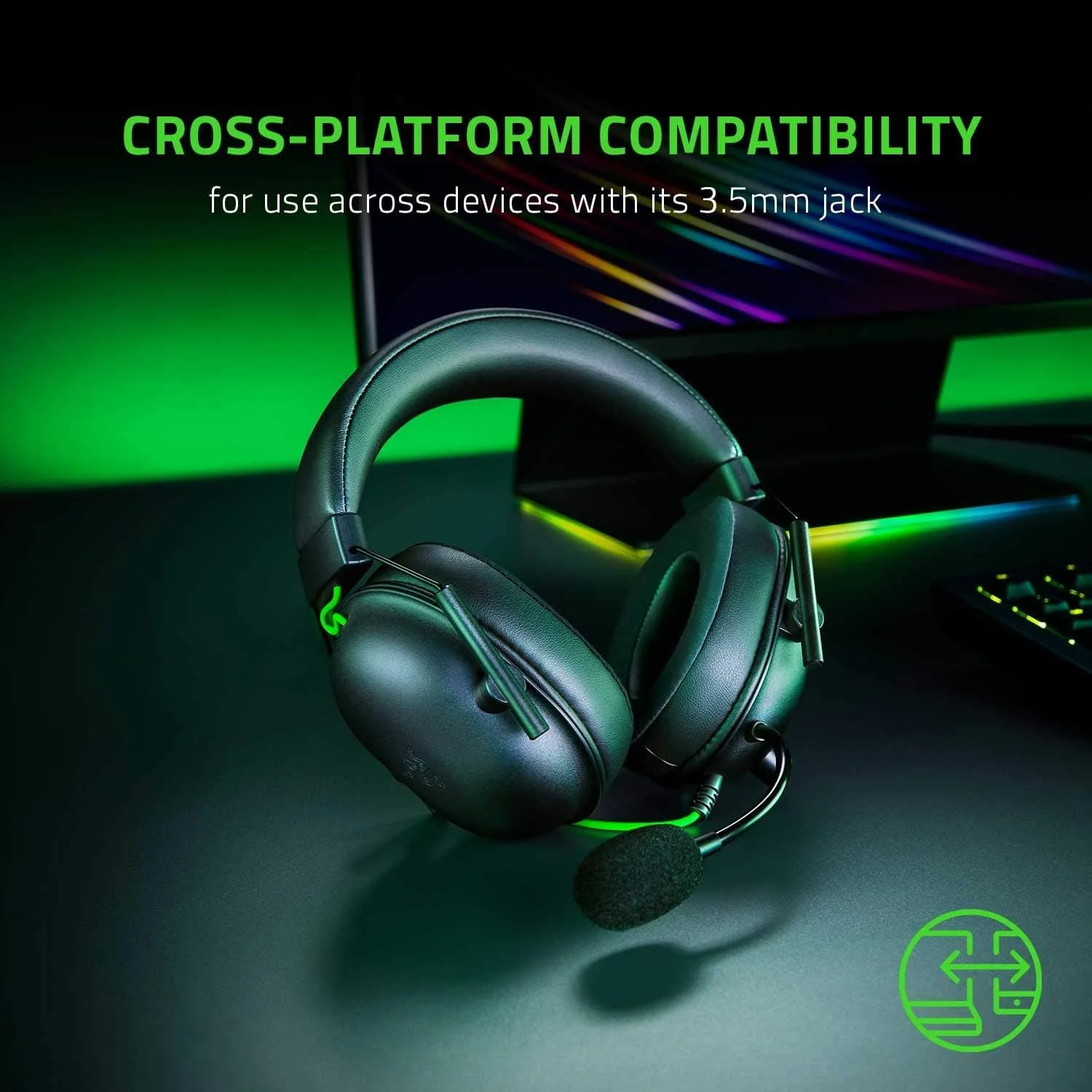 Razer Blackshark V2 X (Noir) - Image 4