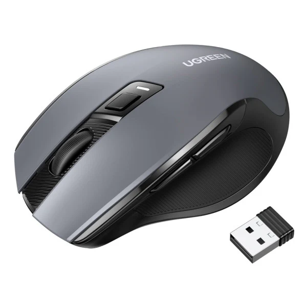 Ugreen Souris sans fil Design Egr 2,4 GHZ/15M Noir (90545) - Image 2